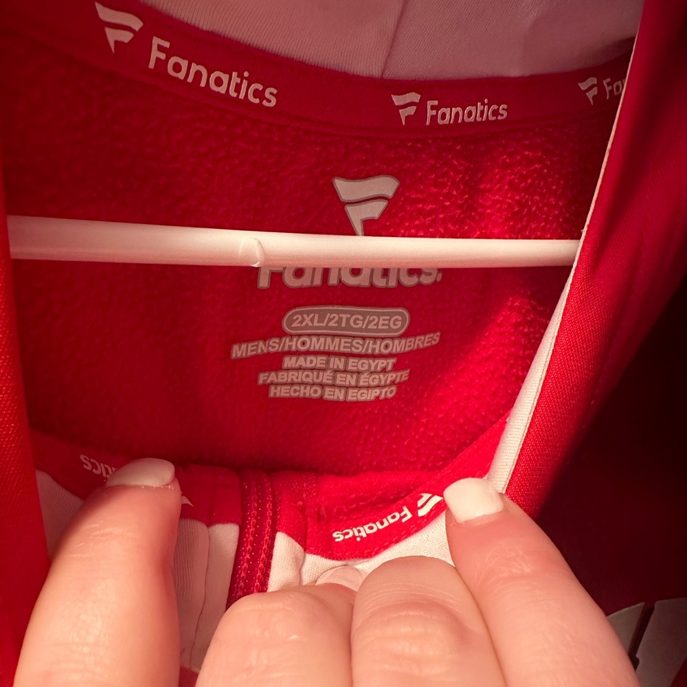 Red Wisconsin Badgers Zip-Up Hoodie - Picture 4 of 5